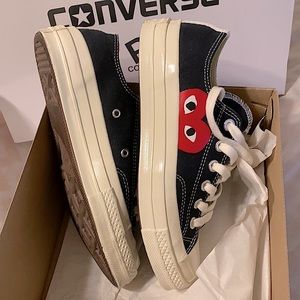 Converse X Comme Des Garcons Play Low Top Canvas❤️